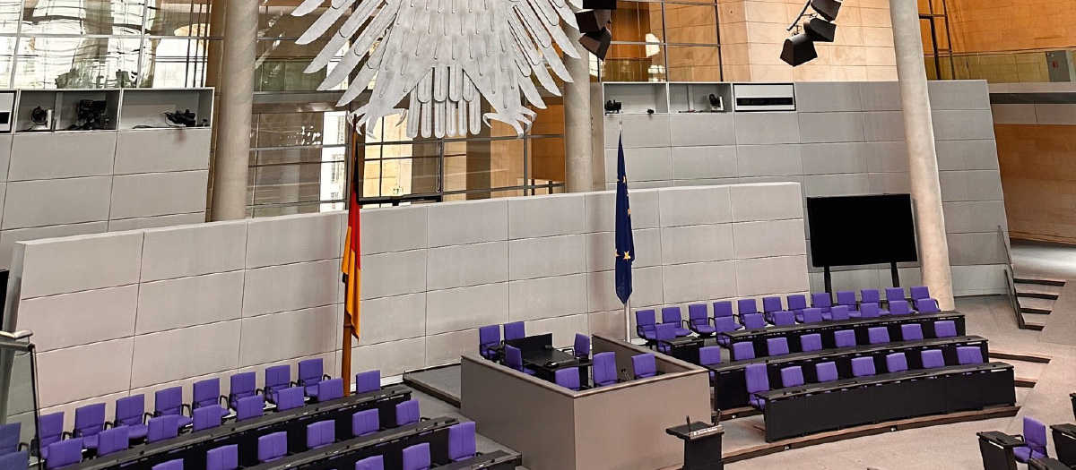 Foto des deutschen Bundestages